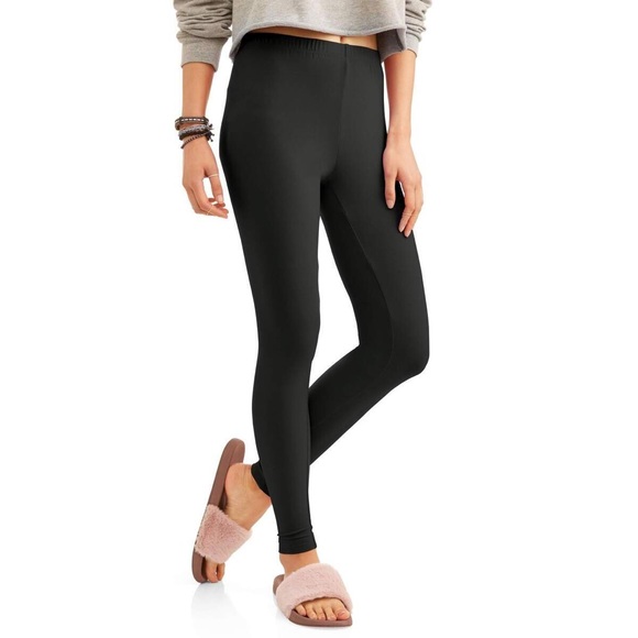 No Boundaries Pants - 3/$20 Fleece Lined Leggings, Black